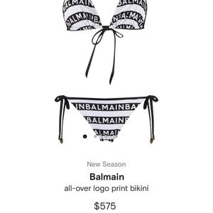 Balmain swimsuit 2 piece